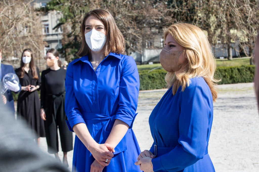 Prezidentka Slovenskej republiky Zuzana Čaputová prijala víťazku Svetového pohára v zjazdovom lyžovaní Petru Vlhovú.