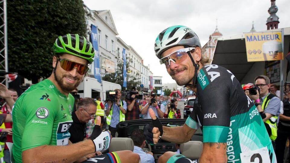 Peter Sagan a Daniel Oss