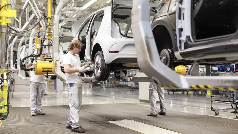 Volkswagen Slovakia výrobná linka