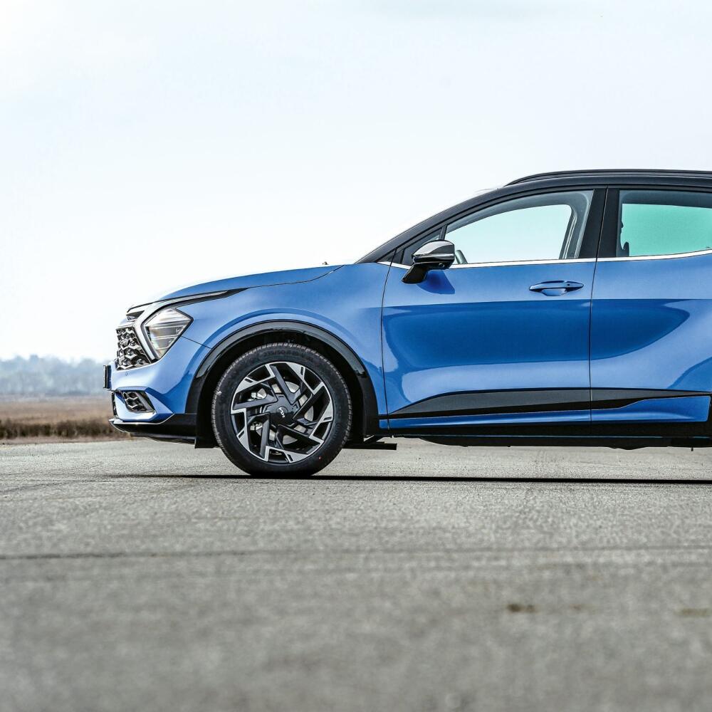 Kia Sportage: Sportage ponúka obzvlášť ostré spomalenie. So zohriatymi brzdami zastaví na menej ako 34 metrov.