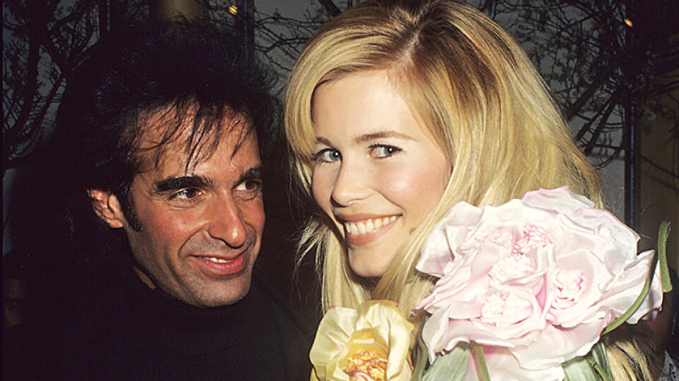Claudia Schiffer so svojim ex - slávnym iluzionistom Davidom Copperfieldom