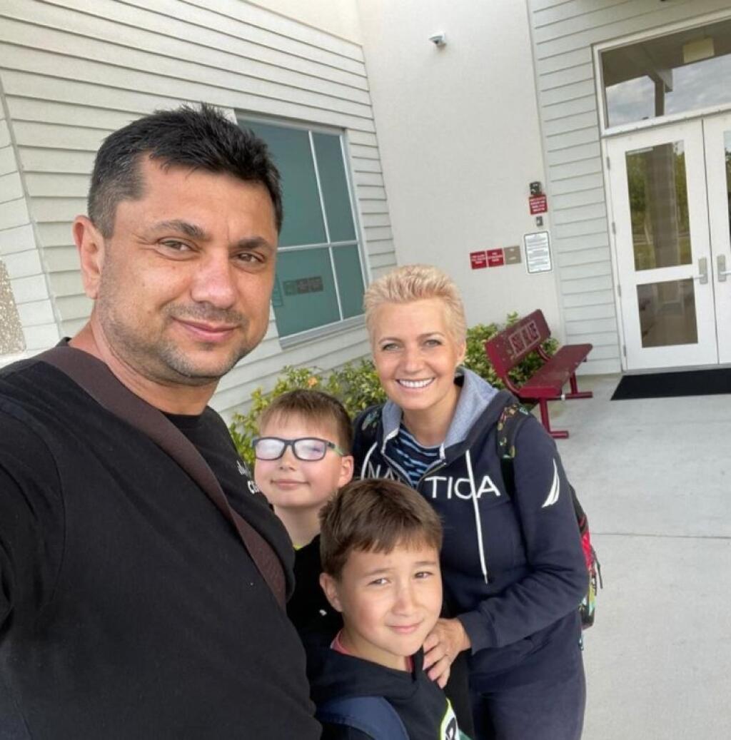 Aneta Parišková a jej synovia sa zabývali na slnečnej Floride.