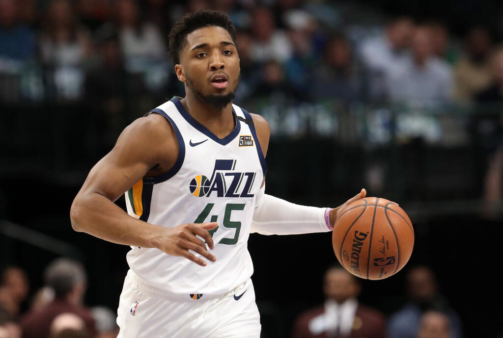 Utah Jazz v Dallas Mavericks, Donovan Mitchell.
