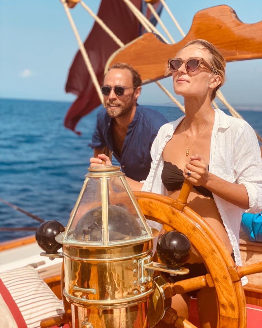 James Middleton s manželkou