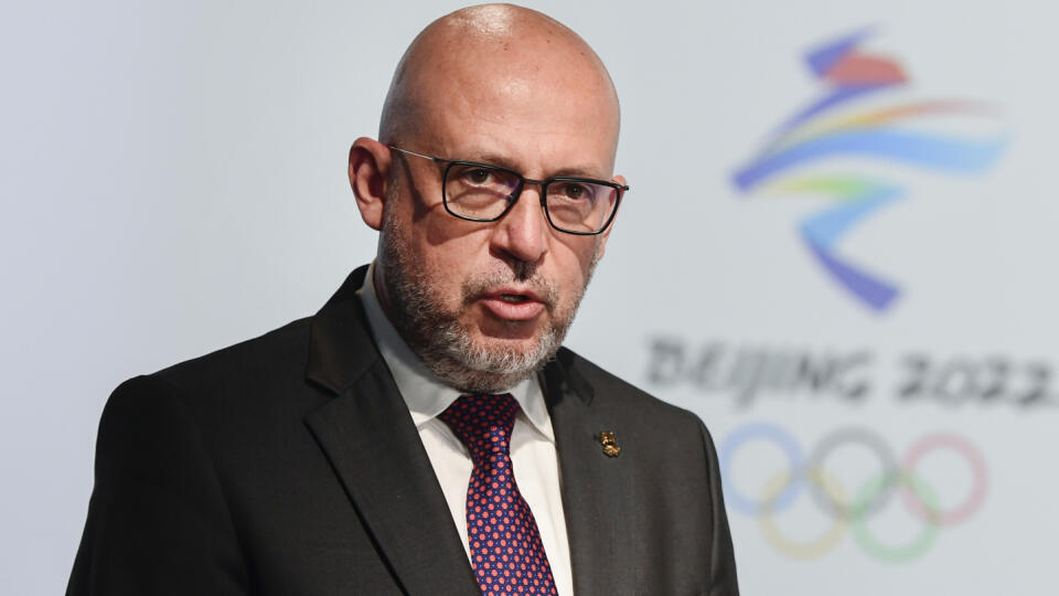 Na snímke prezident Slovenského olympijského a športového výboru (SOŠV) Anton Siekel počas online 61. Valného zhromaždenia SOŠV v Bratislave 21. januára 2022. FOTO TASR - Martin Baumann