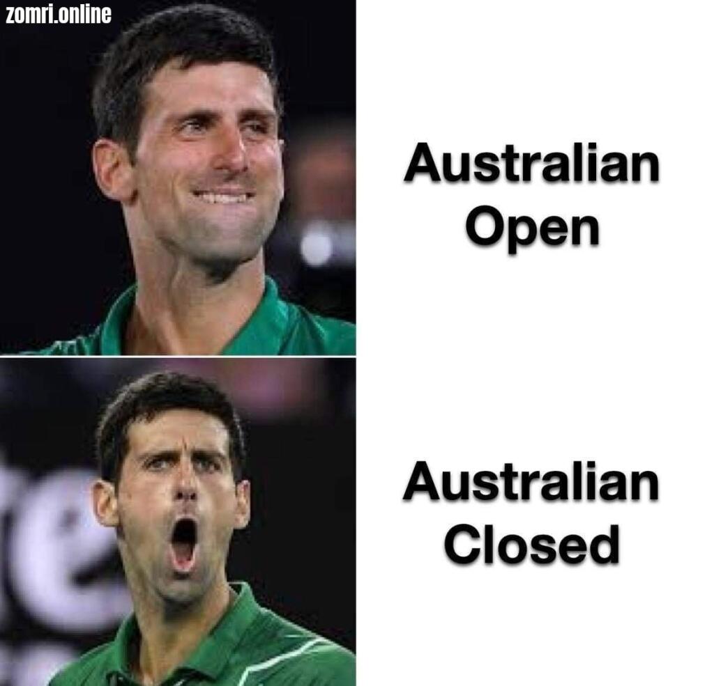 Djokovičovi po prílete do Austrálie zrejme rýchlo zmrzol úsmev na tvári.