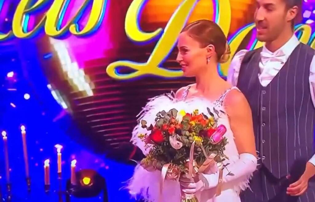 Mária Čírová v Let´s Dance s kvetmi od manžela.