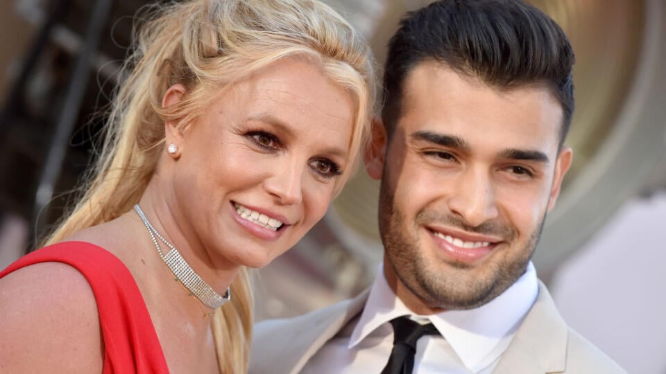 Britney Spears a Sam Asghari, s ktorým sa nedávno zosobášila.