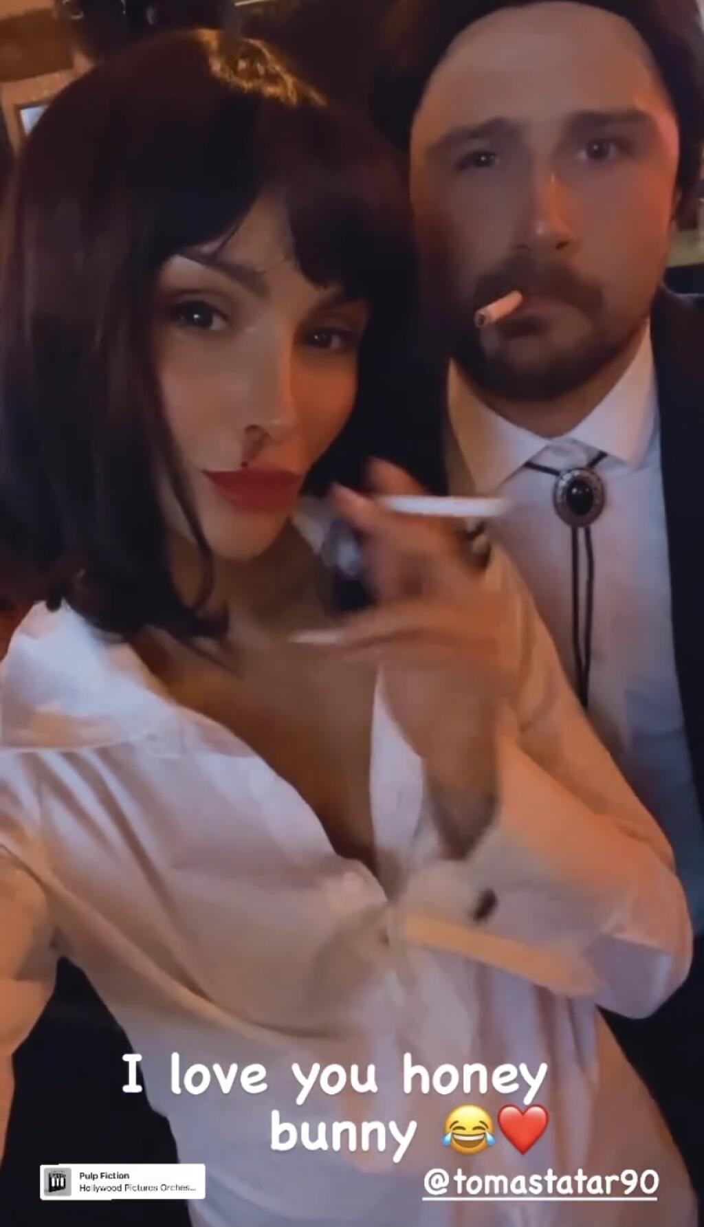 Sexi Veronika žiarila na halloweenskej párty New Jersey Devils.