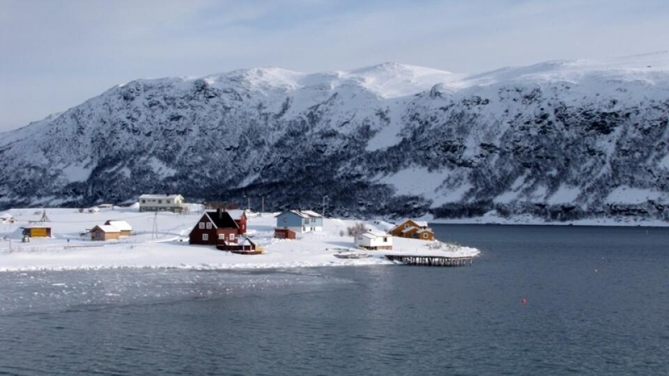 Porsangerfjord: Jedna zo zátok mohutného zálivu.