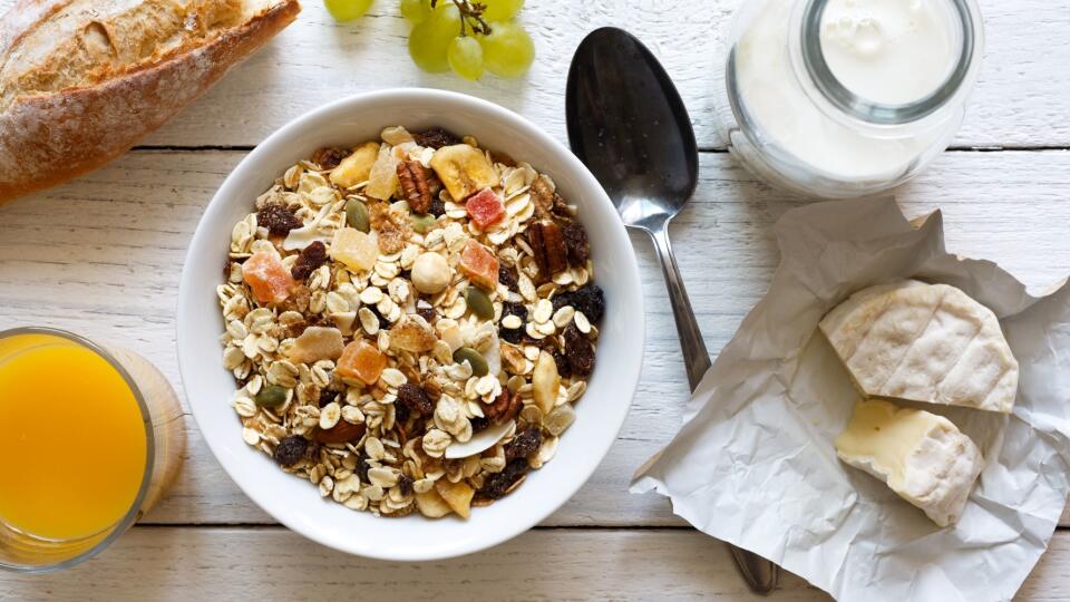 Müsli so sušeným ovocím