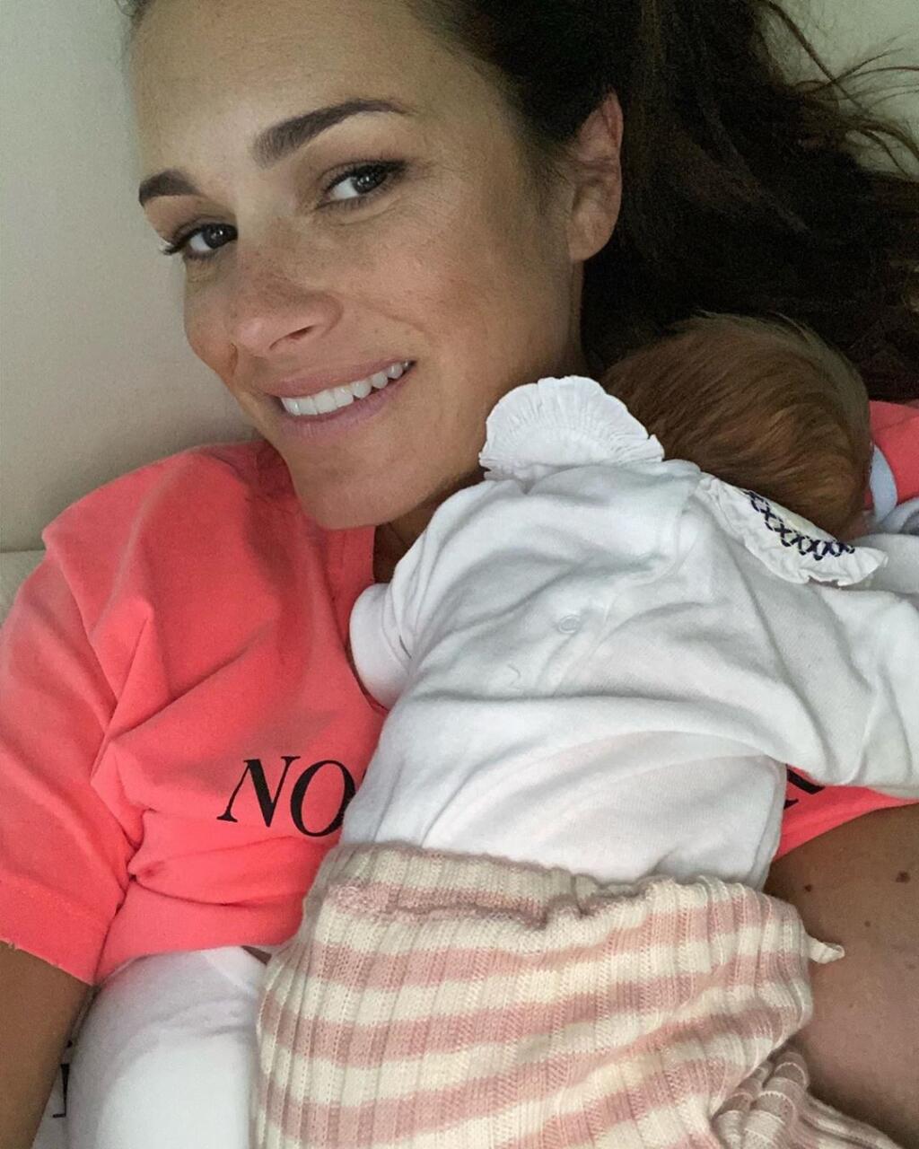 Alena Šeredová s dcérou Vivienne Charlotte.