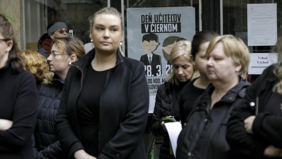 SR ISU akcia Deň učiteľov v čiernom vyhlásenie BAX
