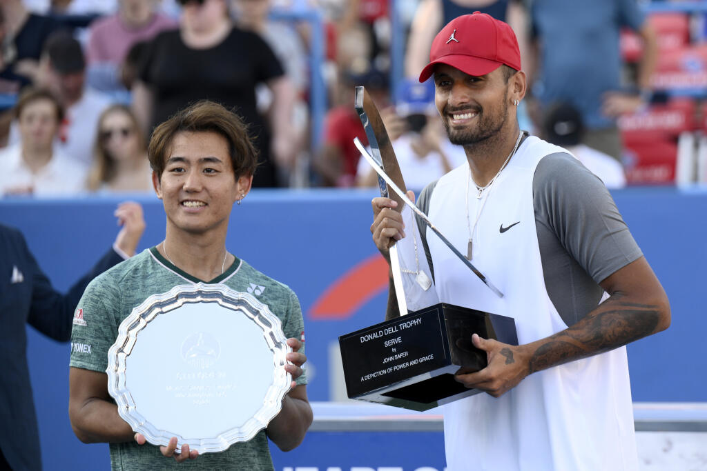 Austrálsky tenista Nick Kyrgios slávil na turnaji ATP vo Washingtone víťazné double.
