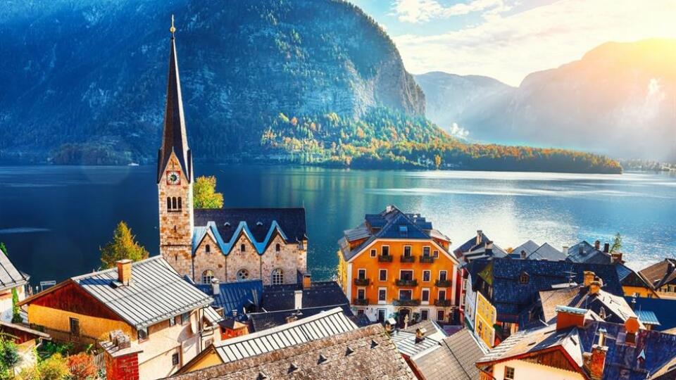 Hallstatt, Rakúsko.