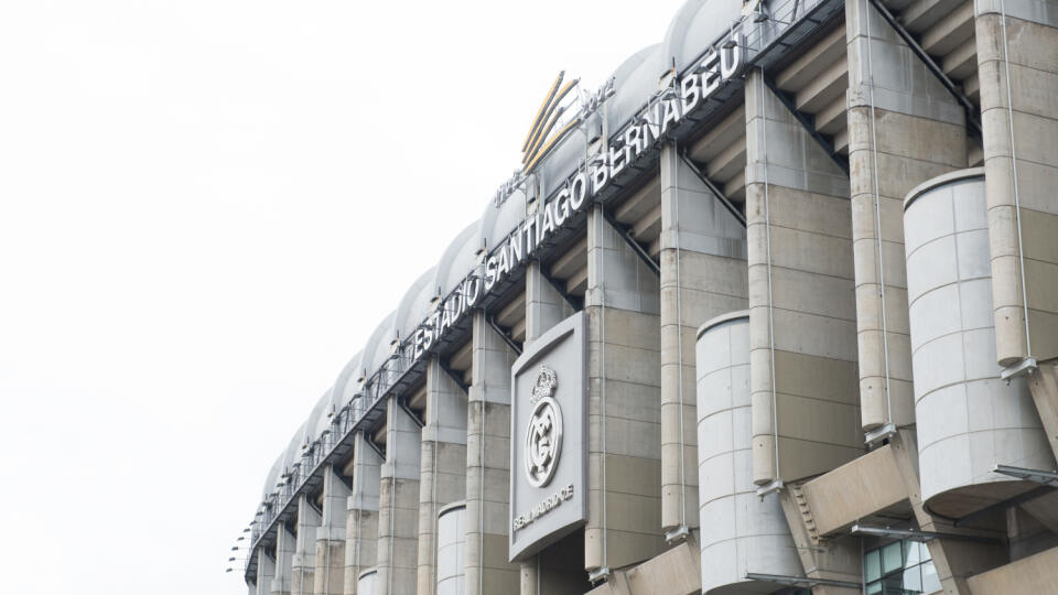 Štadión Santiago Bernabeu.