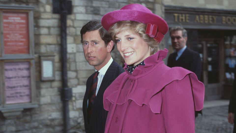 Princezná Diana s princom Charlesom