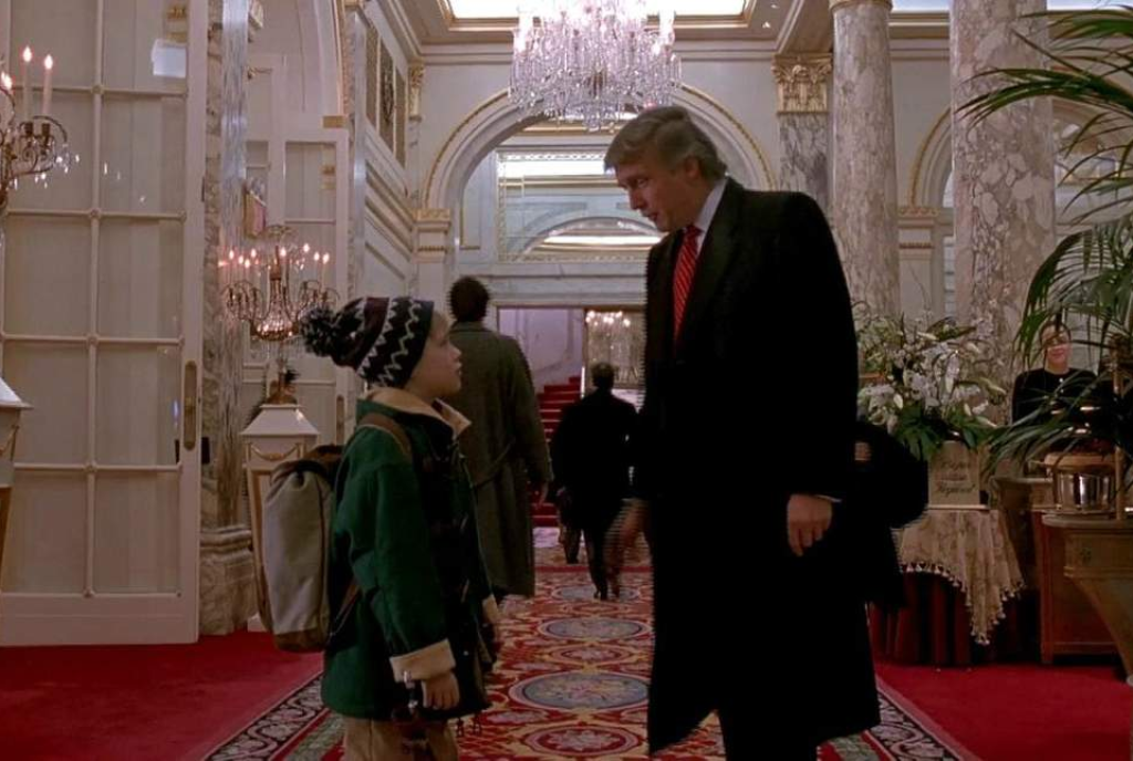 Macaulay Culkin a Donald Trump