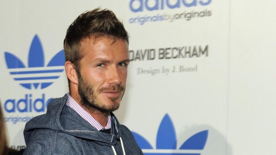 David Beckham prichádza na prezentáciu svojej