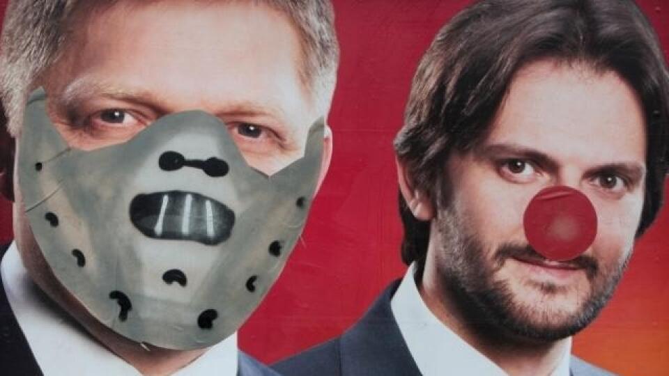 Robert Fico ako Hanibal Lecter.