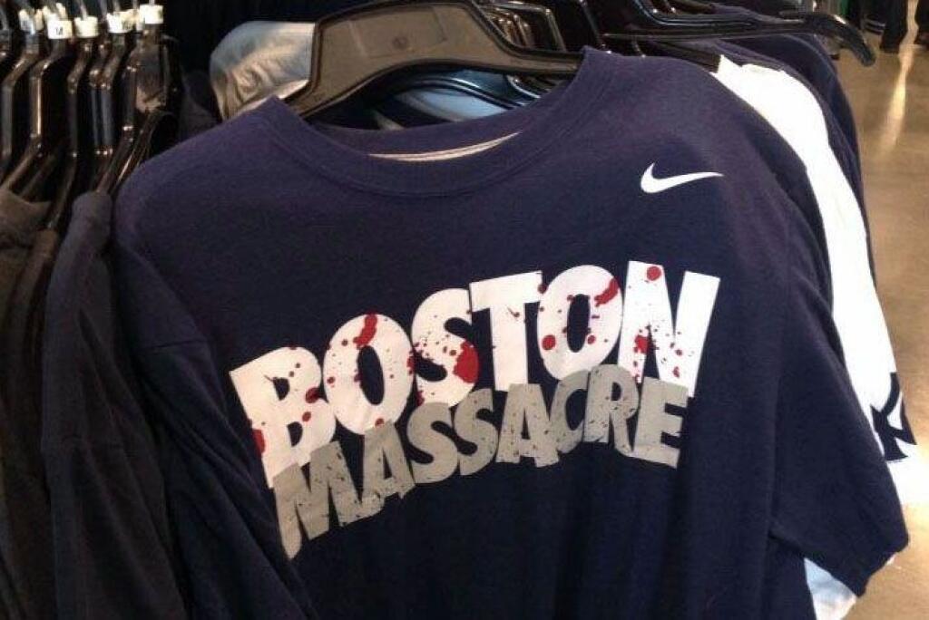 Nike predával tričká s nápisom Bostonský masaker. Stiahol ich