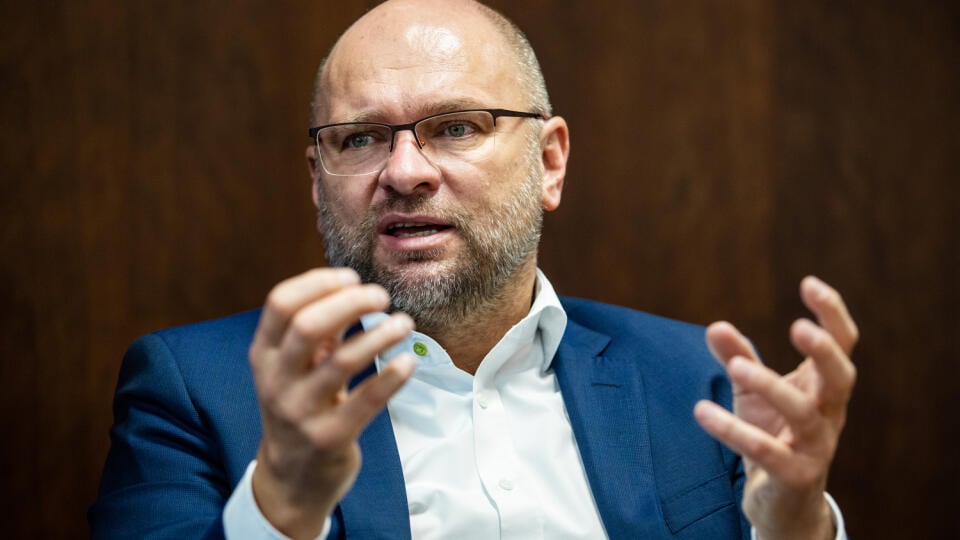 Richard Sulík pri rozhovore v Bratislave.