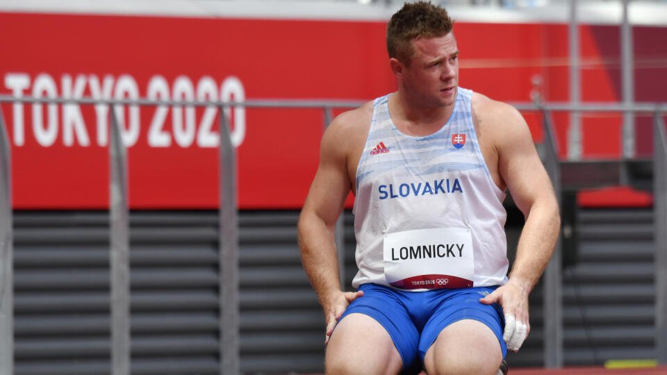 Na snímke slovenský kladivár Marcel Lomnický v kvalifikácii počas XXXII. letných olympijských hier v Tokiu, 2. augusta 2021. FOTO TASR - Martin Baumann