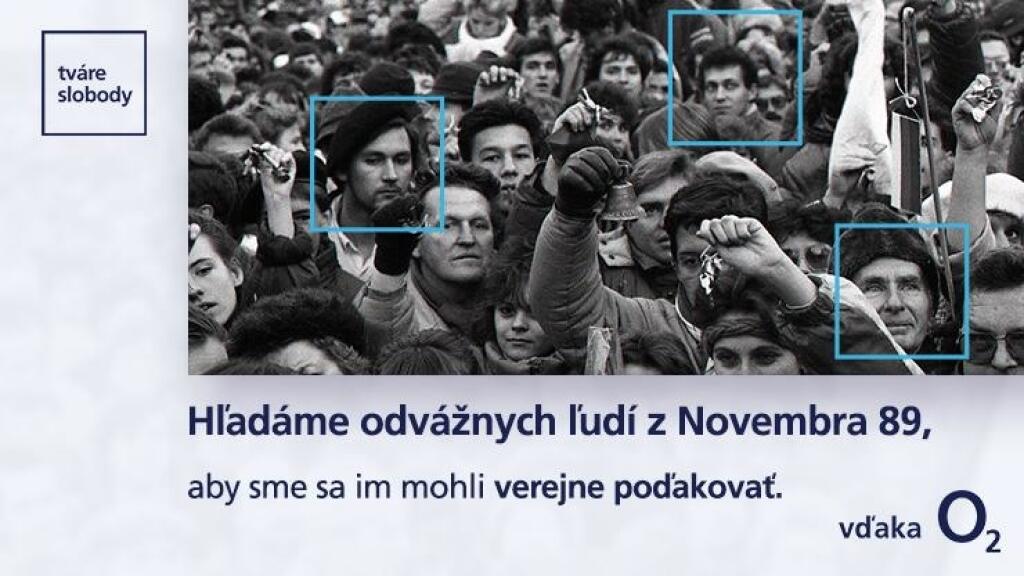 O2 ďakuje hrdinom novembra. Kampaňou a piesňou Tváre slobody