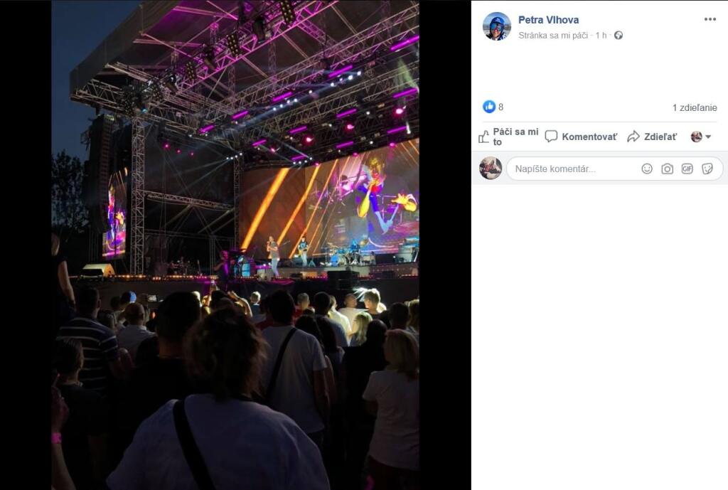 Habera pred tromi rokmi navštívil Vlhovú, Petra mu to vrátila a bez váhania išla na jeho koncert, ktorý podľa jej záberov stál za to.