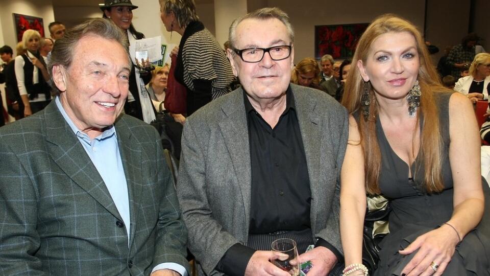 Miloš Forman, Martina Formanová, Karel Gott