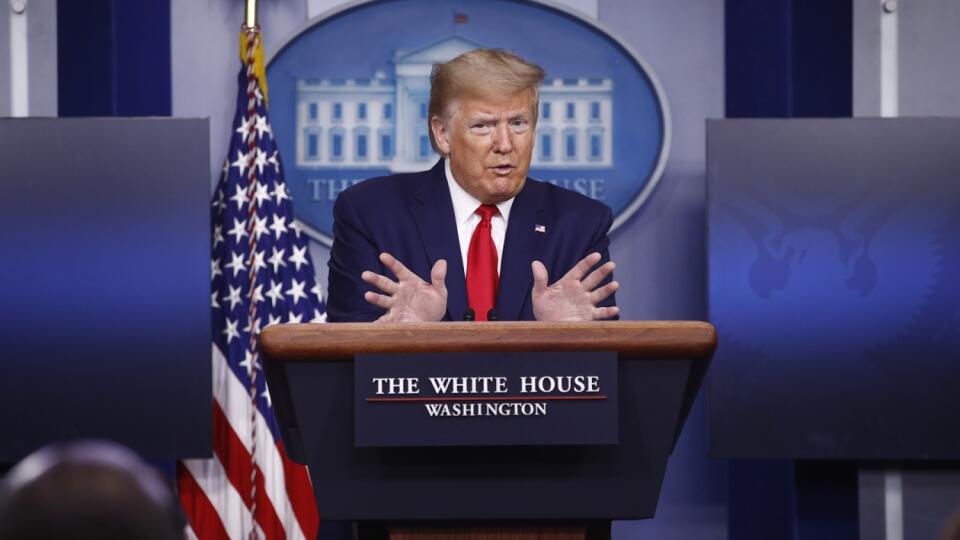 Donald Trump tlačová konferencia