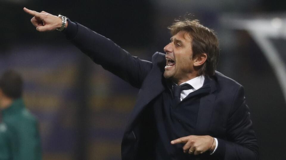 Tréner Tottenhamu Hotspur Antonio Conte.