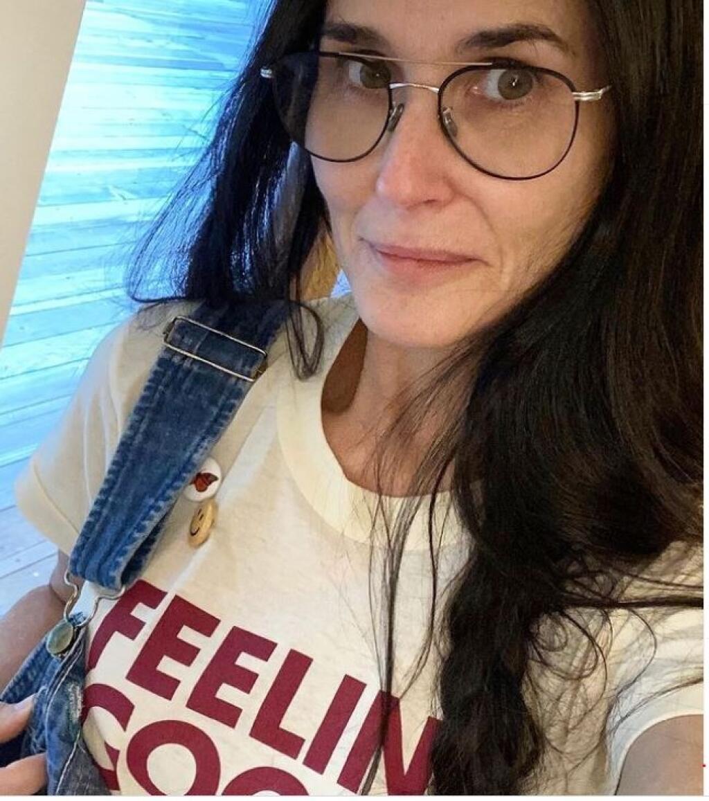 Demi Moore je aktívna na sociálnej sieti Instagram.