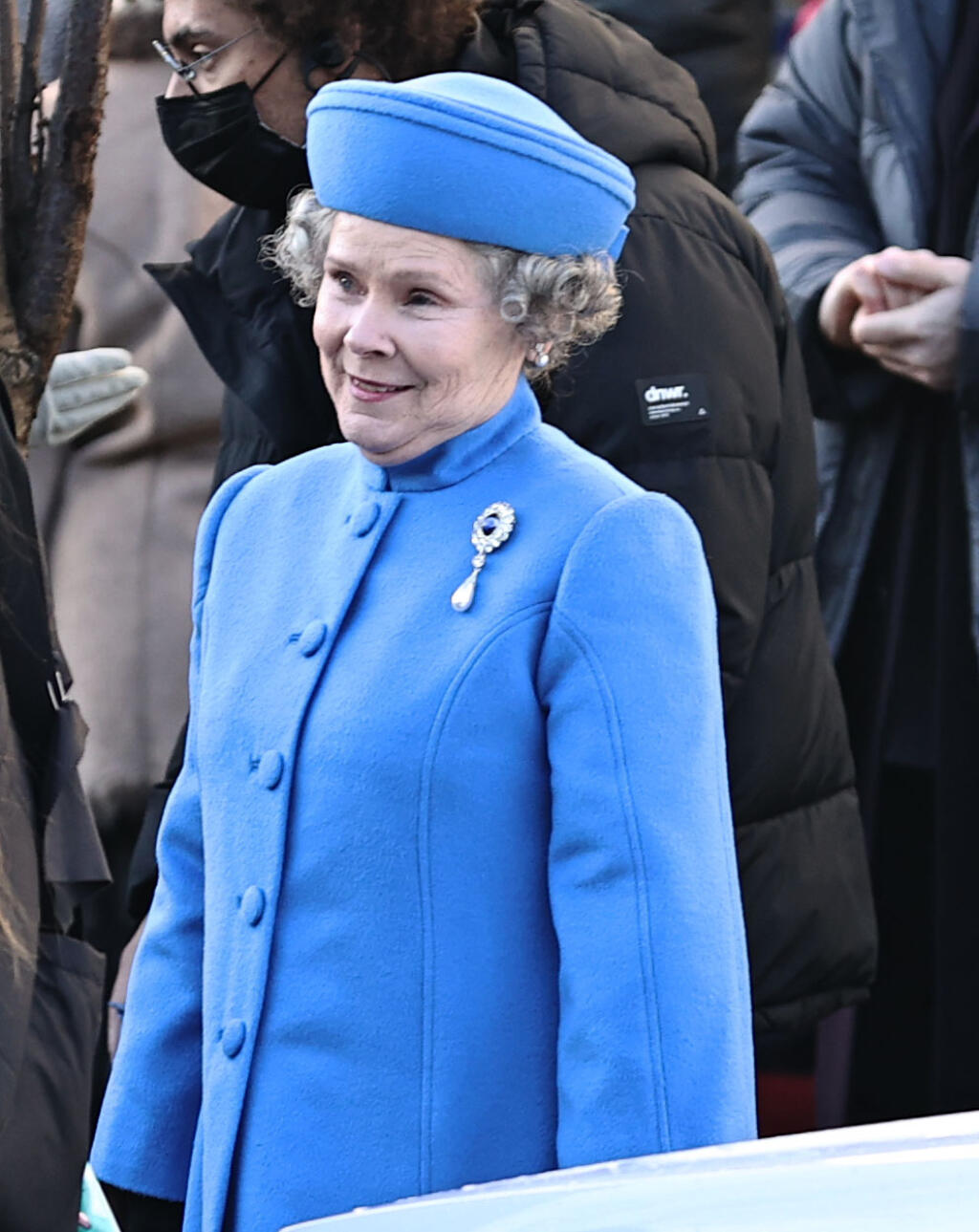 Herečka Imelda Stauntonová ako kráľovná Alžbeta II.