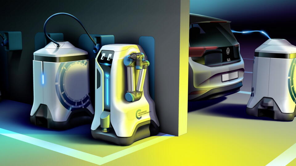 Volkswagen Mobile Charging Robot.