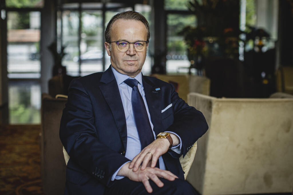 Na snímke Miroslav Kiraľvarga, prezident Republikovej únie zamestnávateľov.