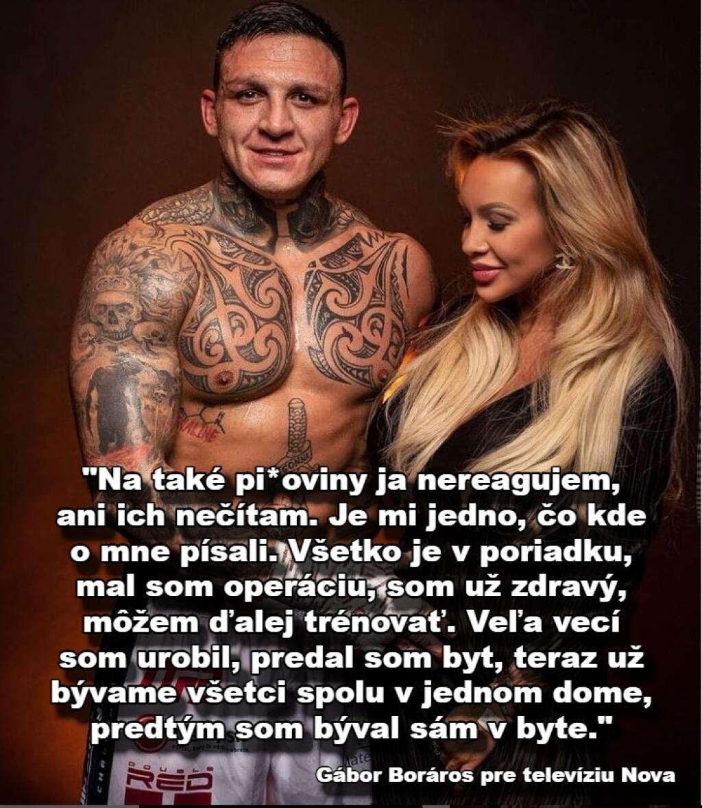 Boráros sa po pár dňoch mlčania rozhodol prehovoriť o údajnej nevere, rozchode s Monikou Jákliovou a o dcérke Zore.