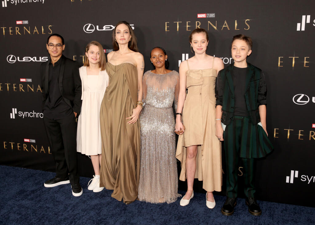 Angelina Jolie na premiére filmu v Los Angeles.