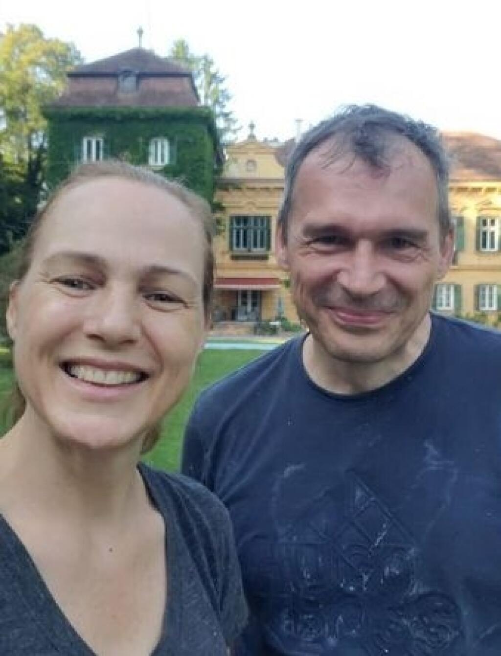 Poláková pri rakúskom partnerovi Christianovi žiari.