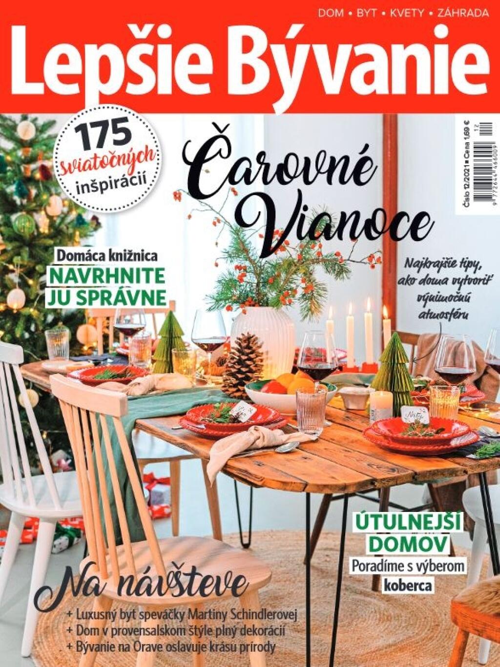 Magazín Lepšie Bývanie a jeho vianočné vydanie.