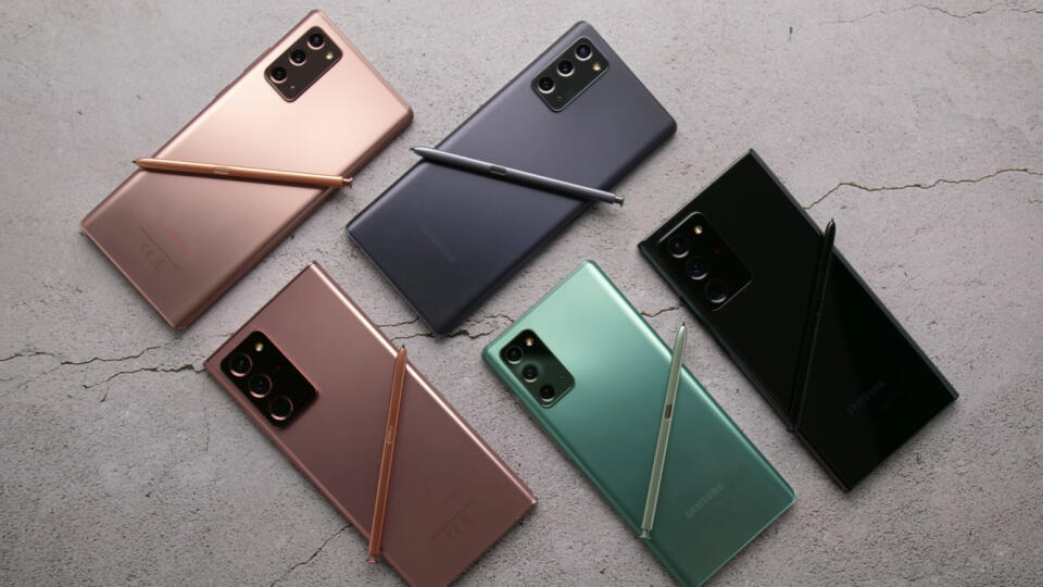 Samsung dnes predstavil nové vlajkové lode Samsung Galaxy Note 20 a Galaxy Note 20 Ultra