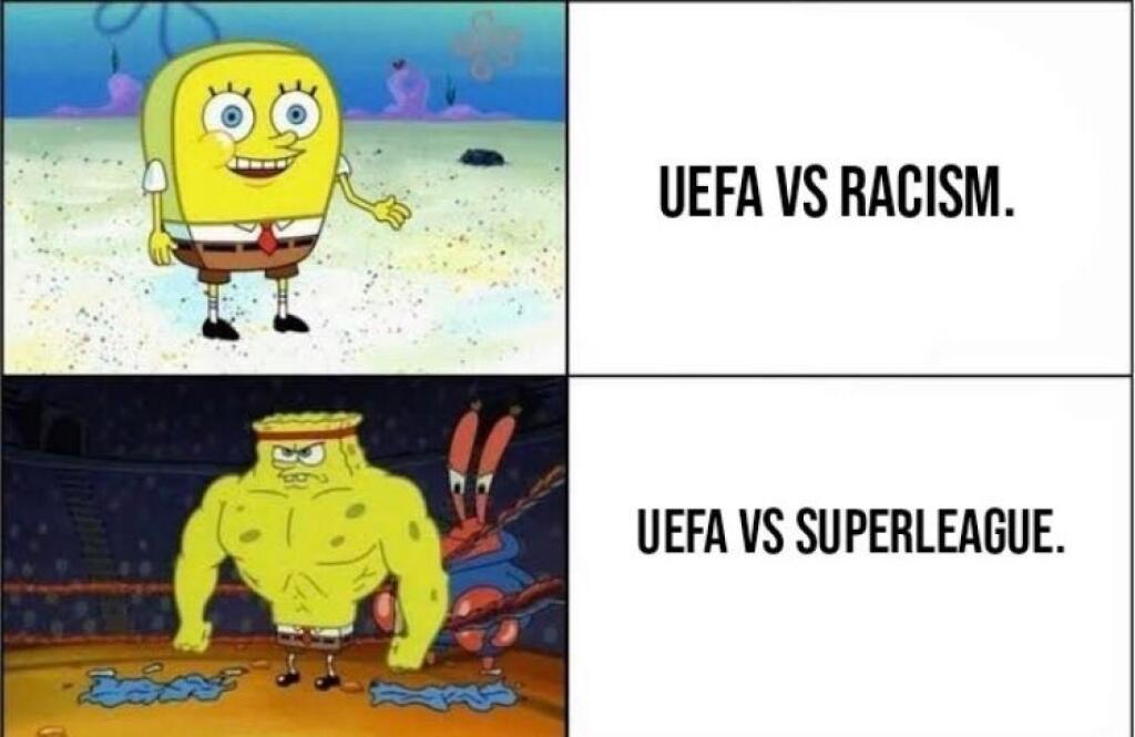UEFA vs rasizmus a UEFA vs Superliga.