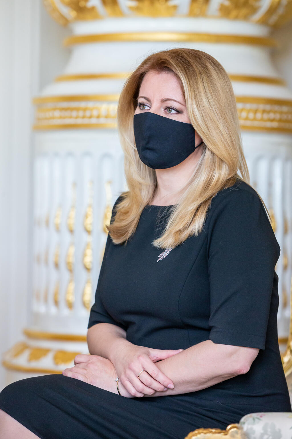 Na snímke je Zuzana Čaputová v Prezidentskom paláci v Bratislave.
