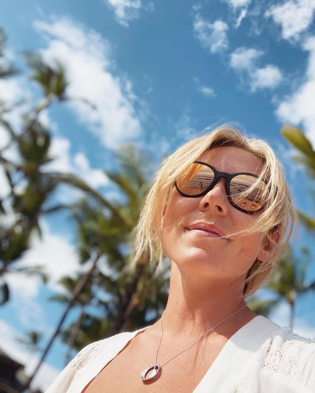 Shiffrinová sa ukázala aj v letnom oblečení.