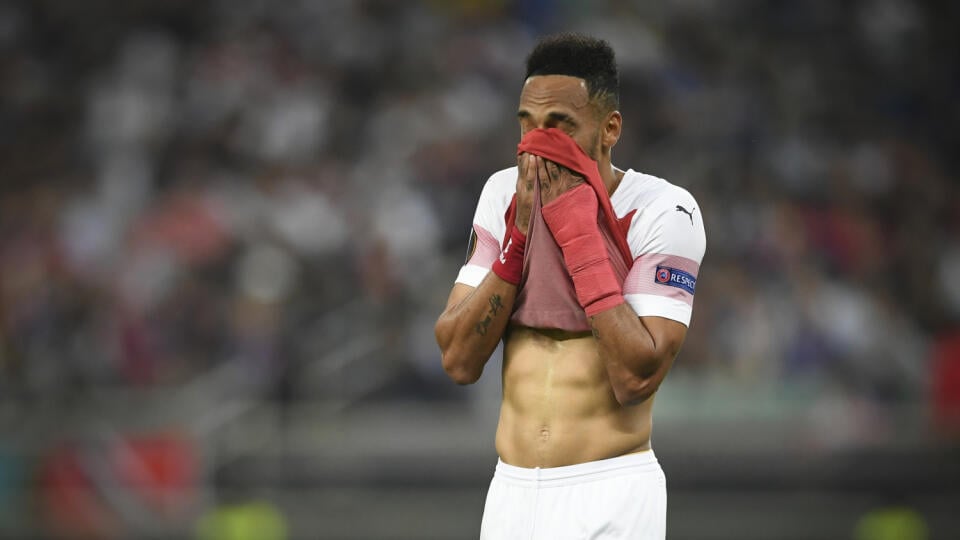 BAKU, AZERBAIJAN - MAY 29: Pierre-Emerick Aubameyang