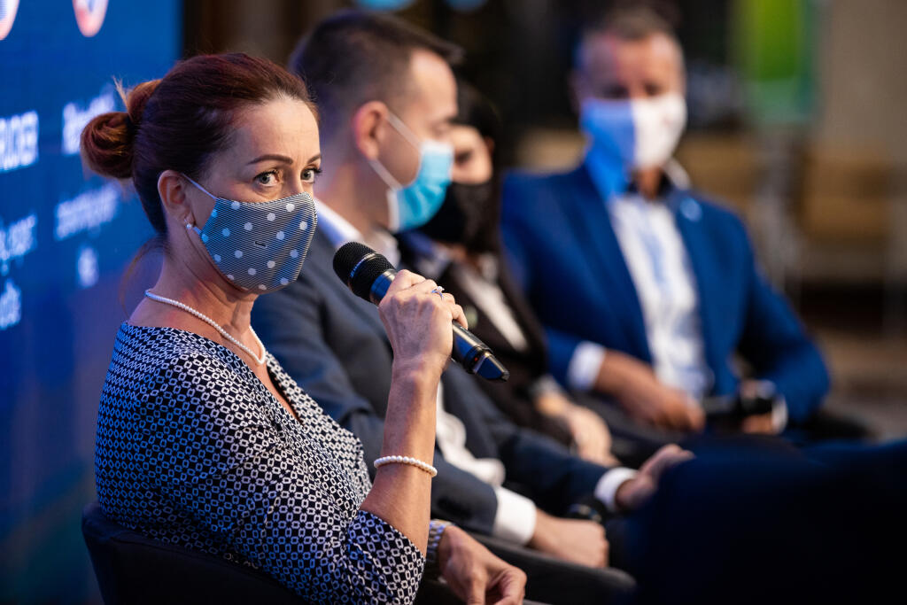 Andrea Letanovská, zdravotnícky expert Za Ľudí, v paneli Budúcnosť slovenského zdravotníctva