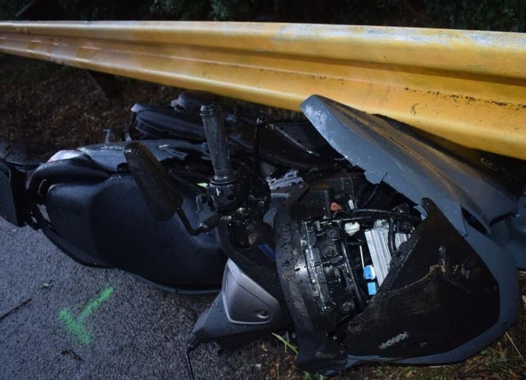 Takto vyzerala motorka bývalého moderátora Daga Paloviča krátko po nehode.
