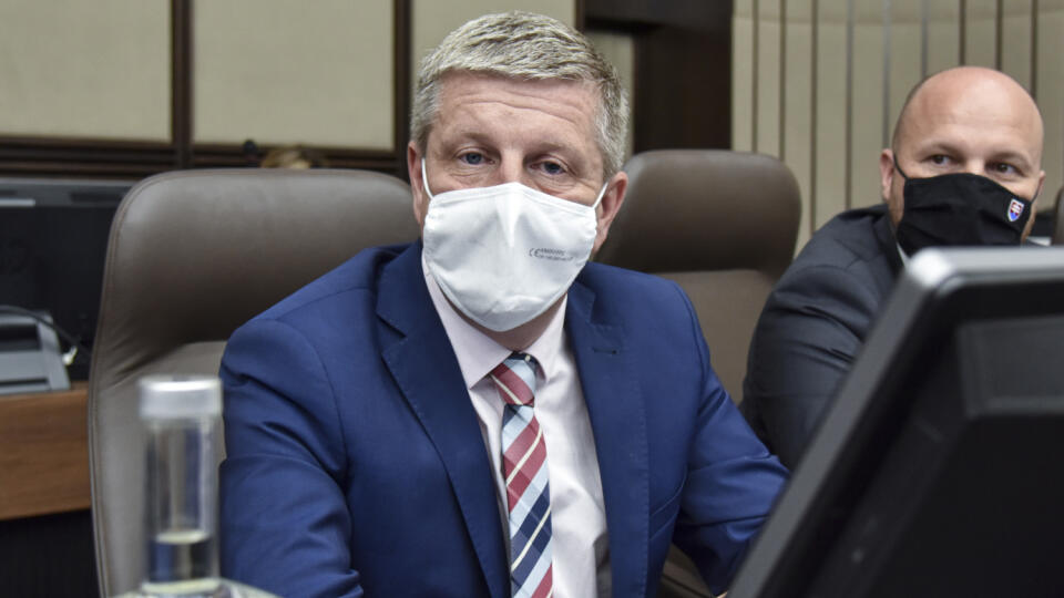 Na snímke minister zdravotníctva SR Vladimír Lengvarský (nominant OĽANO) počas 15. rokovania vlády SR 9. júna 2021 v Bratislave. FOTO TASR - Pavol Zachar