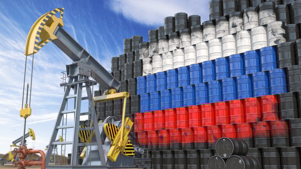 Oil,Production,And,Extraction,In,Russia.,Oil,Pump,Jack,And