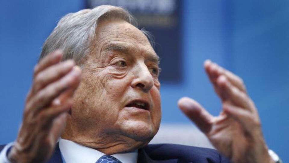 FILE -- In this Sept. 24, 2011 file photo, George Soros, chairman of Soros Fund Management, speaks in Washington. New York hedge fund billionaire George Soros and Hollywood director Steven Spielberg are among the biggest donors to a super PAC backing Hillary Rodham Clinton's Democratic campaign for president, according to an official at the super PAC, speaking on condition of anonymity because he was not authorized to discuss the group's fundraising. (AP Photo Manuel Balce Ceneta, File)